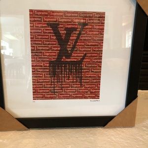 Supreme x Louis Vuitton print, Fairchild, Paris